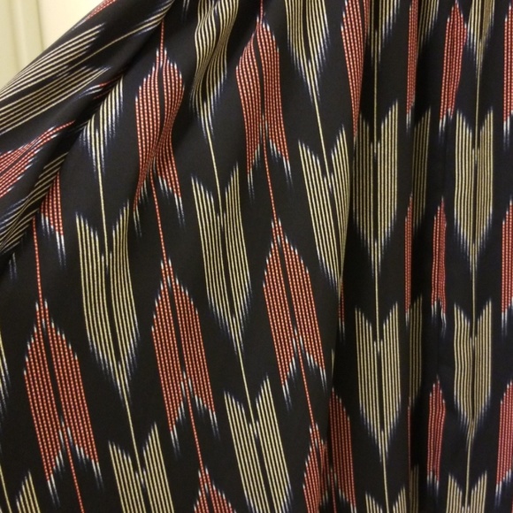 😍😍Lush elastic waist geometric print dress - Picture 4 of 7